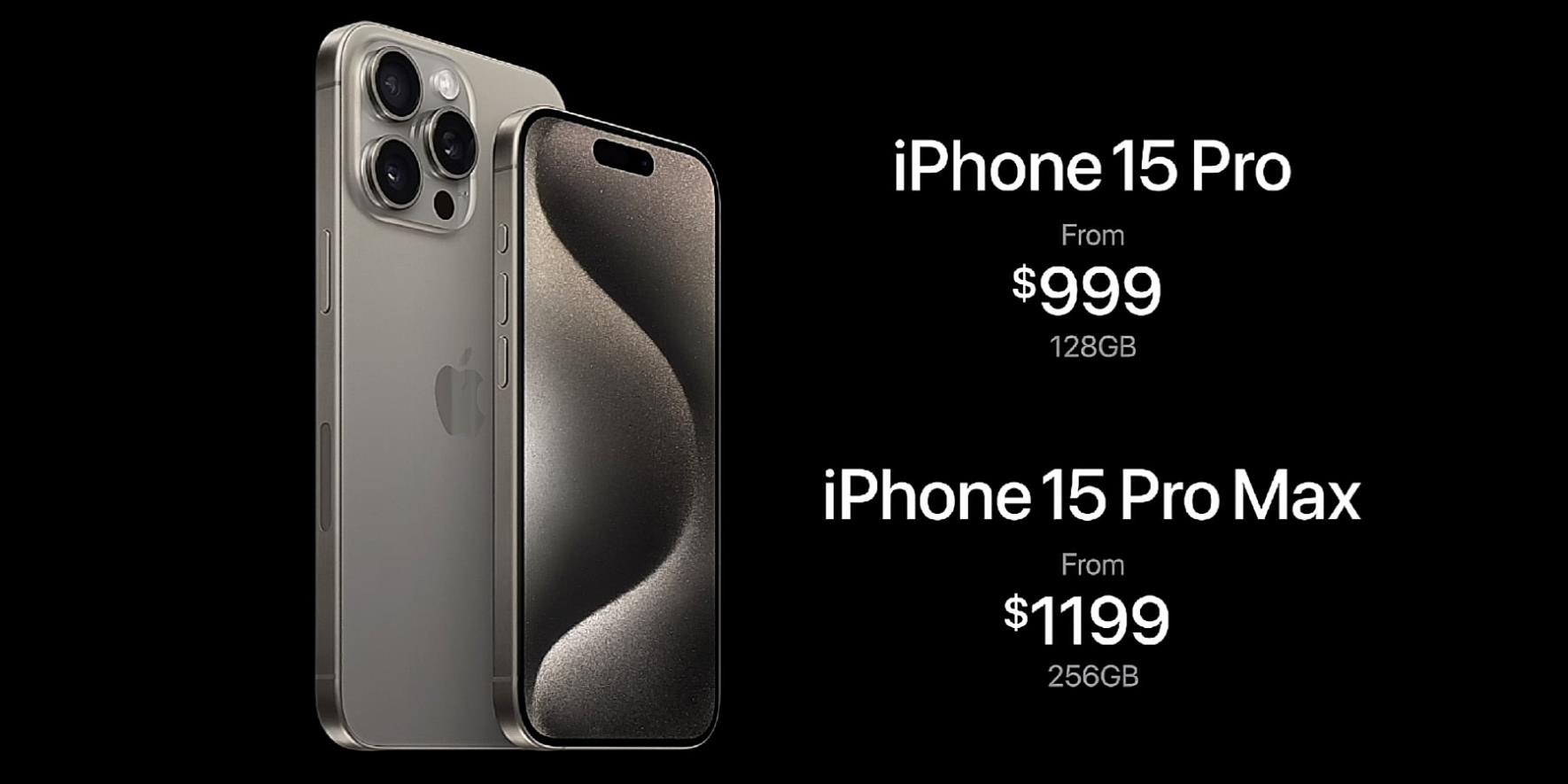 苹果发布革新iPhone 15 Pro系列：钛合金边框、自定义静音键与强大的A17 Pro芯片